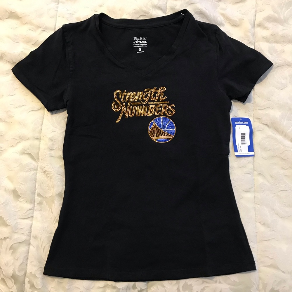 Brand new black Golden State Warriors T-shirt